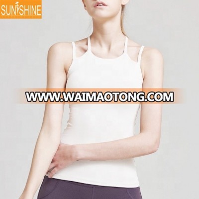 New Arrival Womens Activewear Racerback Athletic Sports Yoga Tank Top Gym Vest